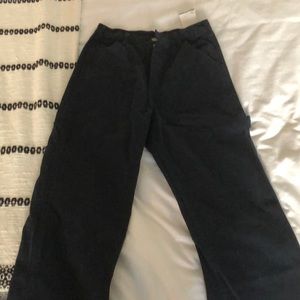 Brandy Melville Ariana painter pants in navy BNWT